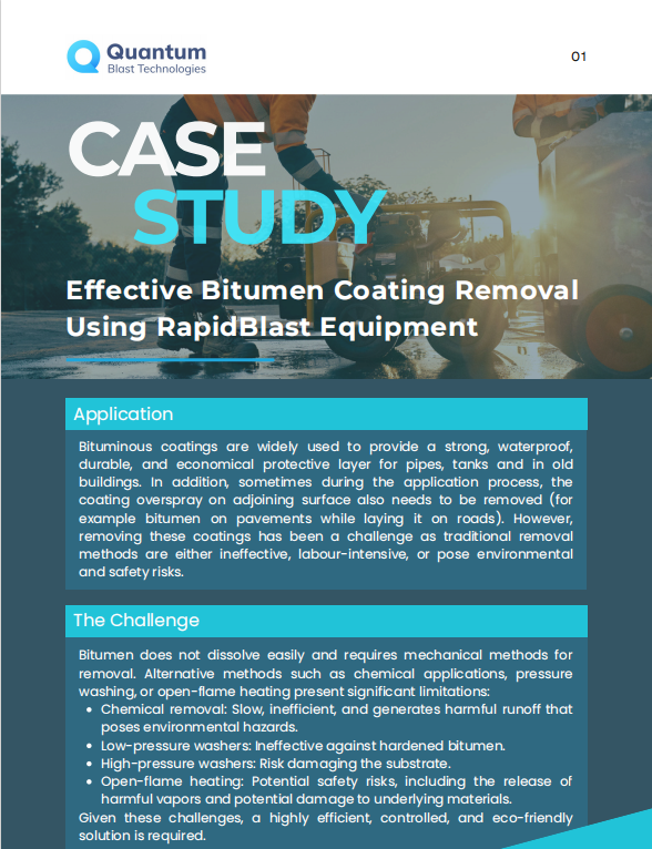 Bitumen Coating Removal